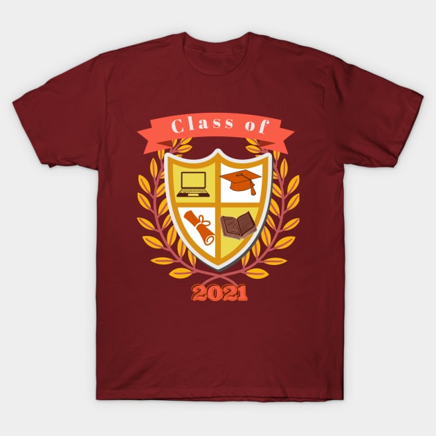 Class of 2021 T-Shirt by Paradise Stitch